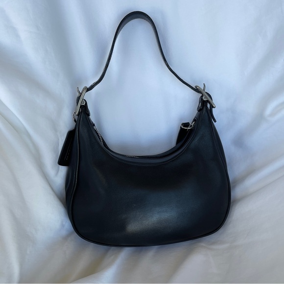 Coach Bags Coach Bag Zoe 9593 Black Leather Bag Vintage Rare